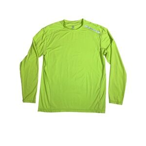BloqUV Sun Protection Top Women Large Lime Green Excellent Long Sleeve UPF 50+